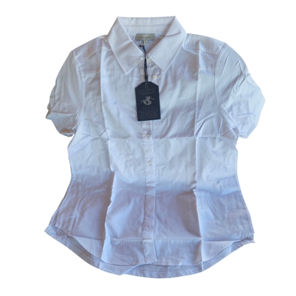 Anatomie Light Gray Short Sleeve Shirt